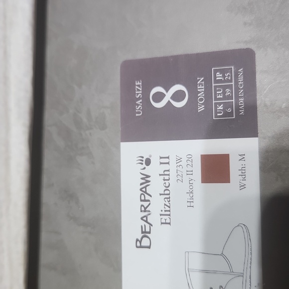 [US8] BEARPAW Suede Winter Boots - size 8, Hickory NWT, BNIB - Picture 6 of 7